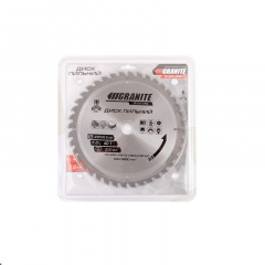 Диск пильный для дерева с твердосплавными напайками GRANITE 230х22.2х40Т 8000 об/мин (5-23-040) Бучач