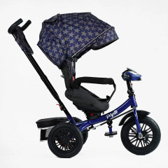 Детский велосипед трехколесный BestTrike USB Bluetooth 10/8" Dark blue (145111) Акимовка