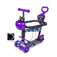 Самокат Scale Sports Божья коровка 5в1 Violet (75773278) Стрый