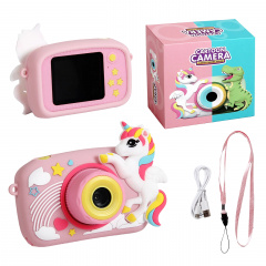 Фотоаппарат Sindeer Toys 9х4.5х6 см Розовый (156922) Хмільник