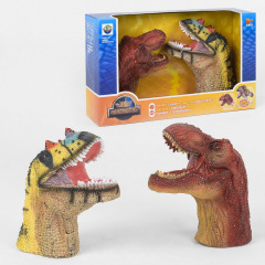 Игровой набор на батарейках Behemoths Голова динозавра 2 шт Multicolor (88387) Оріхів