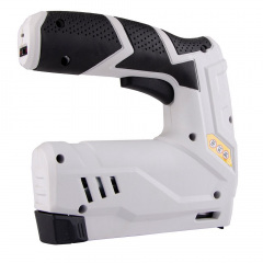 Степлер аккумуляторный MASTERTOOL скоба R53 6-14 мм 1300 mAh/3.6 В Black and White (41-0800) Ладан