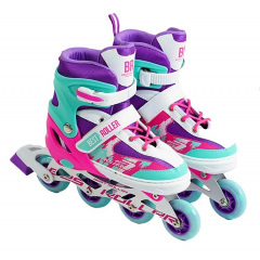 Роликовые коньки Best Roller 38-42 24.5-26.5 см Violet (151231) Покровск