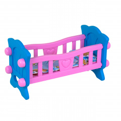 Игрушечная кроватка для кукол Technok Toys 40 см Розово-голубой (57291) Боярка