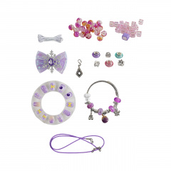 Игровой набор украшений Yufeng Jewelry Diy 62 элемента Фиолетовый (158588) Черкассы