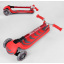 Самокат трехколесный Best Scooter складной алюминиевый руль, 4 колеса PU со светом Red (99639) Луцьк