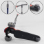 Самокат трехколесный Best Scooter складной алюминиевый руль, 3 колеса PU со светом Red/Black (102026) Вишгород