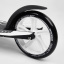 Самокат двухколесный Best Scooter с PU колесами, амортизатором, широким рулем, зажимом для руля Black/White (100069) Тернопіль