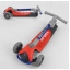 Самокат трехколесный Best Scooter складной алюминиевый руль, 3 колеса PU со светом Black/Red (102031) Гуляйполе