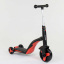 Самокат детский 3в1 Best Scooter с PU колёсами (свет+музыка) - Red (80454) Харків