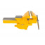 Тиски слесарные настольные поворотные MASTERTOOL 200 мм Yellow (07-0220) Дніпрорудне