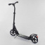 Самокат алюминиевый Best Scooter с PU колесами, 2 аммортизаторами Black/Green (92090) Одесса