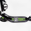 Двухколесный складной самокат фонарик 2 амортизатора Best Scooter 100 кг Black and green (114435) Березнегувате