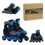 Роликовые коньки Best Roller 38-41 24-26 см Black and Blue (02040-L) Косов