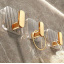 Самоклеящиеся крючки UrbanKit GOLDHOOK03 3 шт Золотистый DR77U Суми