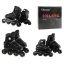Детские ролики Banwei 15-L Inline Skates 39-42 24.5-27 см Черный (166611) Орехов