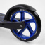Самокат двухколесный Best Scooter с PU колесами, 1 амортизатором Black/Blue (99663) Вінниця