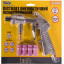 Пневмопистолет пескоструйный MASTERTOOL Ø 4,5/5/6/7мм, со шлангом, 320-420 л/мин, 10 бар (81-8709) Тячев