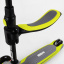 Самокат трехколесный с сидением Best Scooter MAXI PU колеса со светом 60 кг Green and grey (102929) Шепетовка