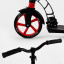 Двухколесный самокат Best Scooter колеса PU складной амортизатор 70 кг Black and red (103455) Весёлое