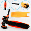 Самокат-велобег трехколесный Best Scooter колеса PU со светом 3 в 1 70 кг Orange (105657) Доманёвка