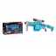 Автомат Yufeng Blaster Shots 20 мягких патронов на присосках Turquoise (139872) Ладан