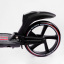 Двухколесный складной самокат фонарик 2 амортизатора Best Scooter 100 кг Black and red (114434) Полтава