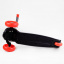 Самокат трехколесный свет деки и колес съёмный руль Best Scooter MAXI 60 кг Red and grey (114443) Владимир-Волынский
