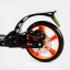 Двухколесный складной самокат алюминий дисковый тормоз амортизаторы Best Scooter Factor 100 кг Black (118489) Чернигов