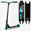 Самокат трюковый Best Scooter FEAR SCS система пеги алюминиевый диск и дека колёса PU 100 кг Black and blue (112900) Оріхів