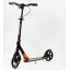 Двухколесный складной самокат Best Scooter 100 кг Black and orange (113216) Киев