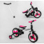 Велосипед-трансформер детский родительская ручка съемные педали Best Trike 10" Black and Pink (105226) Доманёвка