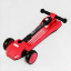 Самокат трехколесный складной руль свет звук дым Best Scooter MAXI 60 кг Red (111438) Жмеринка