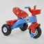 Трехколесный велосипед корзинка багажник Pilsan 50 кг Red and blue (78221) Херсон