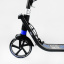 Двухколесный складной самокат фонарик 2 амортизатора Best Scooter 100 кг Black and blue (114436) Киев