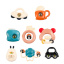 Набор погремушек D Jin Shang Lu Baby Microphone 8 шт Multicolor (105133) Петрове