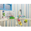 Карусель мобиль Hola 3 текстильные подвески White with blue (122987) Енергодар