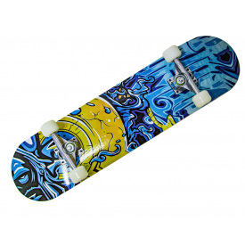 Скейтборд деревянный Sport Series Graffiti Blue 78 х 20 см Blue (857814238)