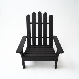 Крісло садове дерев`яне складне для дому, дачі, саду, веранди із сосни чорне