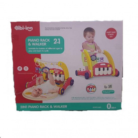 Ходунки коврик Bibi-irn Piano Rack Walker 2 в 1 Red and Yellow (144863)
