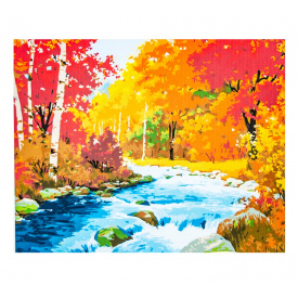 Картина по номерам ArtStory Осень 50х65 см Разноцветный (2082590078)