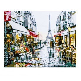 Картина по номерам ArtStory Париж 40х50 см Разноцветный (6054)