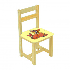 Детский стул Мася Оленёнок Бэмби 54 см Желтый (67046)