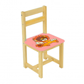 Детский стул Мася Лев 54 см Розовый (67043)