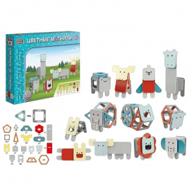 Детский конструктор Play Smart "Цветные магниты" (98793)