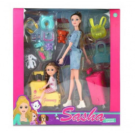 Кукла с аксессуарами Miss Gaga Sasha 2 шт Multicolor (148626)