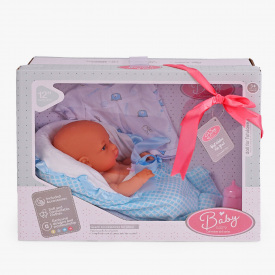 Пупс с аксессуарами Yufeng Baby Doll 29 см Синий (139641)