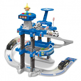 Детская парковка Six-Six Zero 3 этажей 2 машинки Синий (104309)