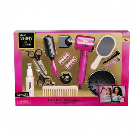 Игровой набор парикмахера Yufeng 14 элементов Розово-черный (163272)