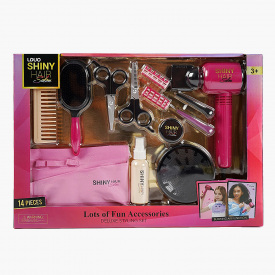 Игровой набор парикмахера Yufeng Shiny Hair Salon 14 аксессуаров Разноцветный (158141)